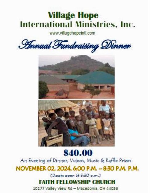 Dinner fundraiser 2024